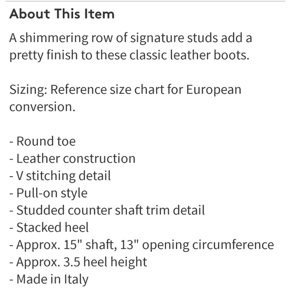 Original VALENTINO Studded Pull-On Boots - Picture 5 of 5